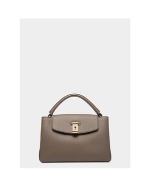 Bally Lock Me Small Top Handle Bag - Brown
