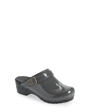 Sanita Estelle Polka Dot Clog - Gray