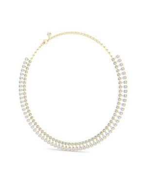 HauteCarat Lab Created Diamond Frontal Necklace - White
