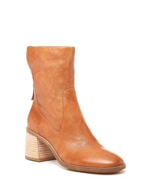 Kelsi Dagger Brooklyn Island Block Heel Bootie - Brown