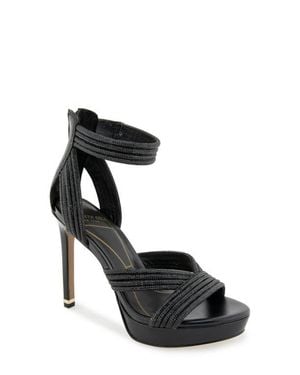 Kenneth Cole Nadine Ankle Strap Platform Sandal - Black