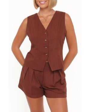 Petal & Pup Bell Vest - Red