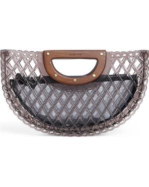 Dolce Vita Solandra Jelly Clutch - Gray