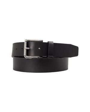 BOSS Joris Leather Belt - Black