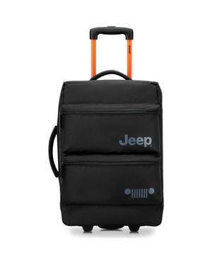 Jeep Js006B 20 Inch Two Wheel Rolling Travel Duffle Bag - Black