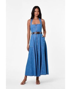 Nicholas Anastasia Denim Dress in Blue | Lyst