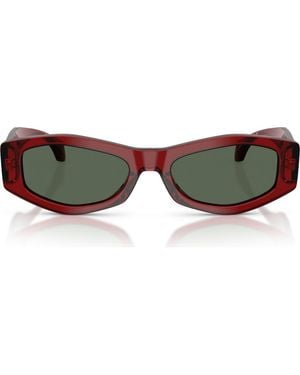 Versace 54Mm Irregular Sunglasses - Brown