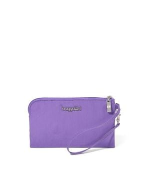 Baggallini Rfid Wristlet Wallet - Purple