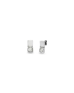 Uno De 50 Sterling Plated Earrings - Black