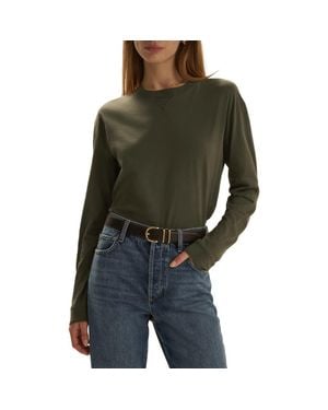FAVORITE DAUGHTER The Everyday Long Sleeve Top - Green