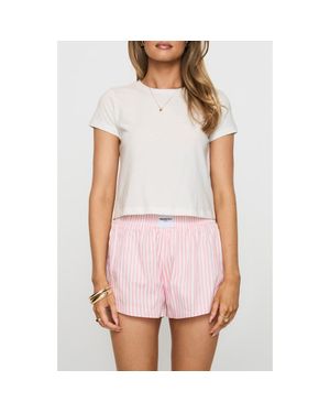 Princess Polly Sincar Boxer Shorts - White