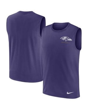 Nike Baltimore Ravens Muscle Tank Top - Blue