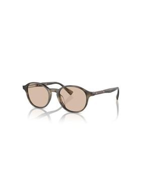Brunello Cucinelli 50Mm Oval Optical Glasses - Brown