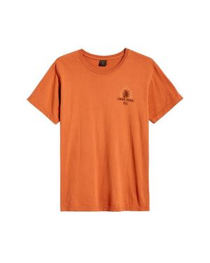 Dark Seas Rancher Cotton Graphic T-Shirt - Orange