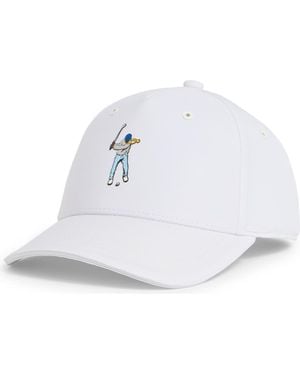 EASTSIDE GOLF Links Embroidered Adjustable Baseball Cap - White