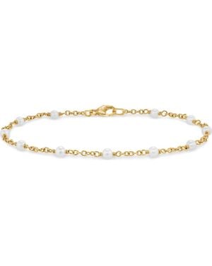 David Yurman Pearl Classics Freshwater Pearl Station Bracelet - Metallic