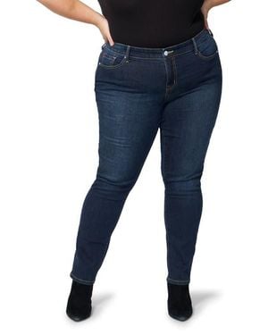 Slink Jeans Mid Rise Boyfriend Jeans - Blue