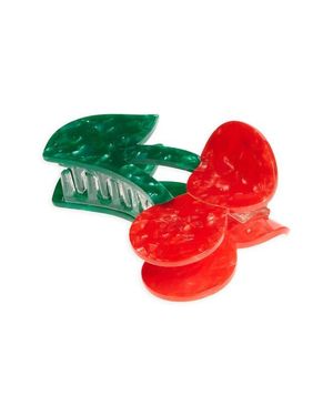 Solar Eclipse Cherry Claw Hair Clip - Red