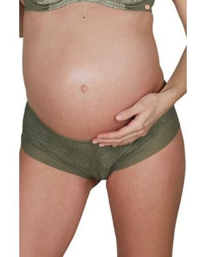 Cache Coeur Dahlia Maternity Shorts - Green
