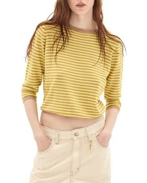 DELUC Naxos Stripe Sweater - Yellow