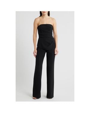 Black Halo Rockie Strapless Jumpsuit - Black