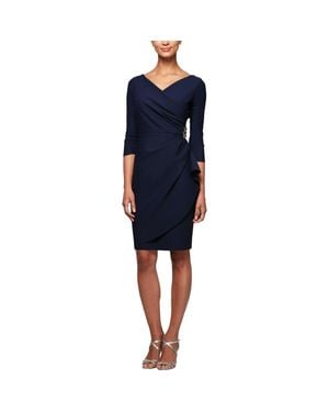 alex evenings embellished ruched sheath dress Alex Evenings Compression Embellished Ruched Sheath Dress