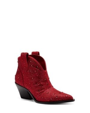Jessica Simpson Zadie Western Boot - Red