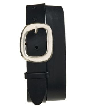 Rag & Bone Thea Leather Belt - Black