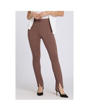 NYDJ Zelda Sculpt-Her Slit Hem Pants - Purple