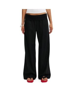 Cotton On Haven Fold Over Pant - Black