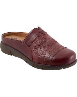 Softwalk San Marcos Tooling Mule - Red