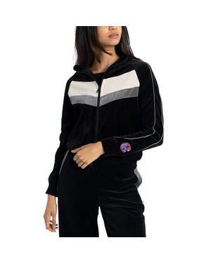 Lusso Chicago Cubs Nixie Raglan Full-Zip Jacket - Black