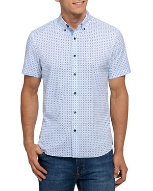 Con.struct Dash Duo Woven Short Sleeve Basic - Blue