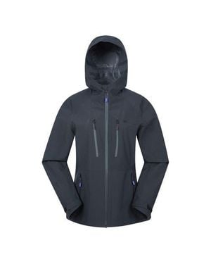 Mountain Warehouse Rainstorm 2.5 Layered Waterproof Jacket - Blue