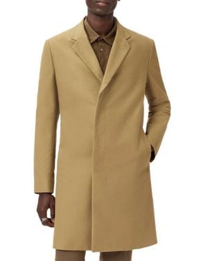 John Varvatos Rhett Moleskin Coat - Natural
