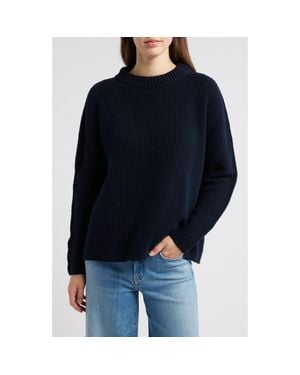 Frank & Eileen Montecito Cotton Sweater - Blue