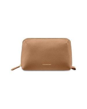 Maison De Sabre Leather Tech Pouch - Natural