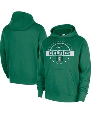 Nike Boston Celtics 2025/26 Authentic Practice Club Pullover Hoodie - Green