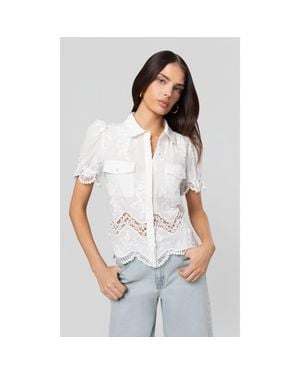 Generation Love Mina 3D Voile Shirt - White
