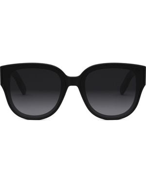 Dior Lady 95.22 R3I 64Mm Oversize Round Sunglasses - Black