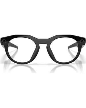 Oakley Hstn 51Mm Round Transitions Sunglasses - Black