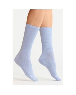 Nordstrom Everyday Rib Crew Socks - Blue