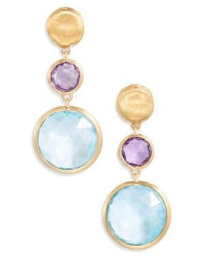 Marco Bicego Jaipur Color Drop Earrings - Blue