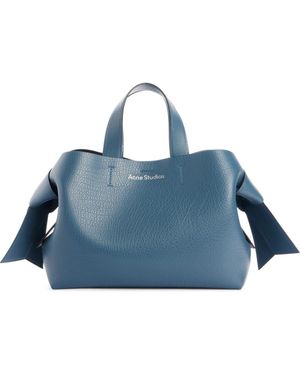 Acne Studios Musubi Leather Tote - Blue