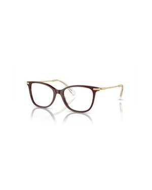 Swarovski 54Mm Square Optical Glasses - Red