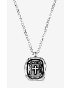 Dower & Hall Success Talisman Necklace - White