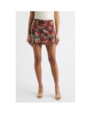 Mistress Rocks Wrap Miniskirt - Red