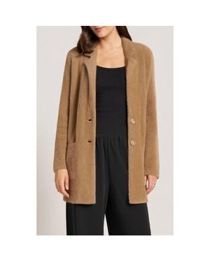 Matty M Vesper Two-Button Coatigan - Natural