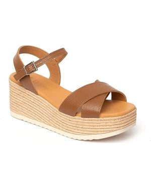 Menina Step Rita Espadrille Sandal - Metallic