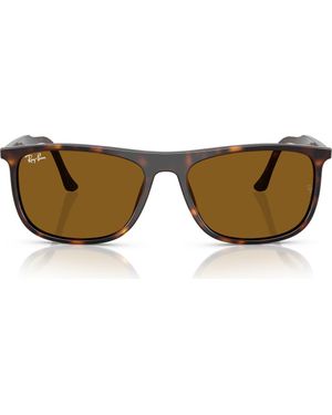 Ray-Ban 58Mm Rectangular Sunglasses - Brown